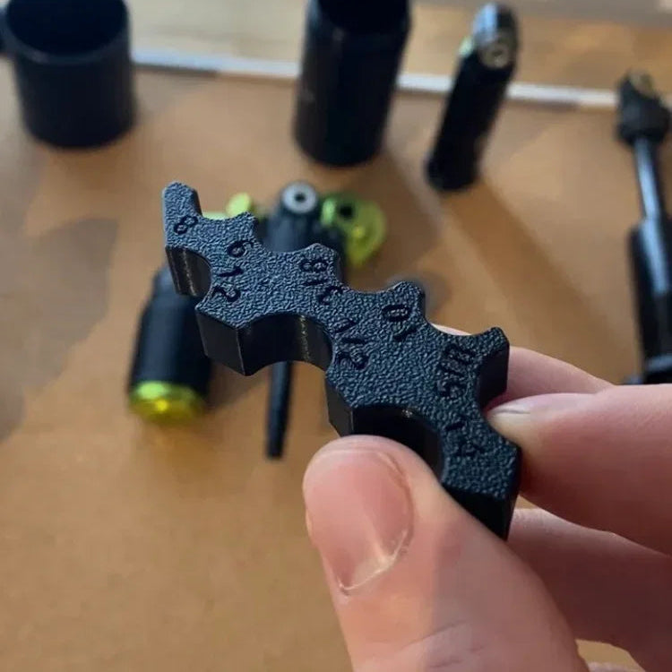 Digital STL | Universal Shaft Diameter Gauge - Shockwave Parts