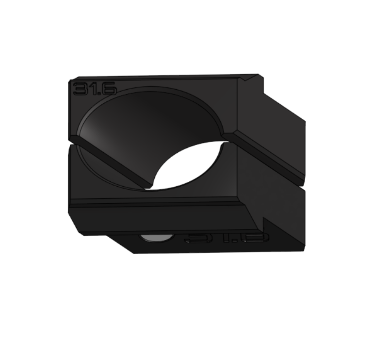 31.6mm Dropper Post Shaft Clamp | Straight/Angled