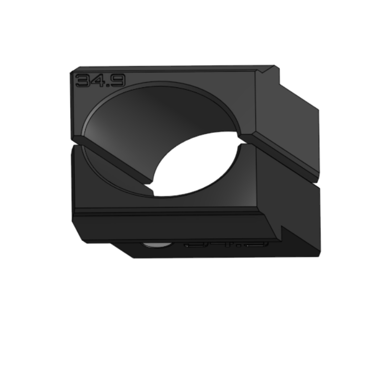 34.9mm Dropper Post Shaft Clamp | Straight/Angled
