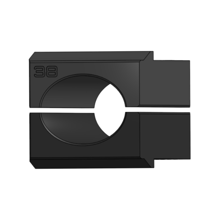 38mm Stanchion Clamp | Straight/Angled