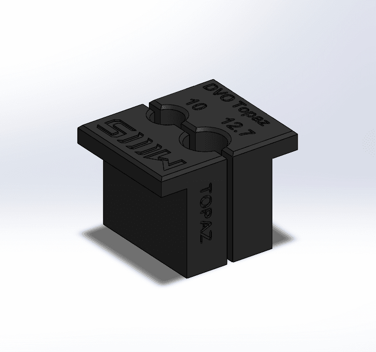 DVO Topaz Duo Shaft Clamp – 10 mm & 12.7 mm - Shockwave Parts