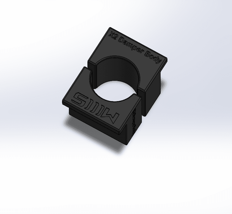 Fox DHX2 / Float X2 Damper Body Shaft Clamp (2021–2025) - Shockwave Parts