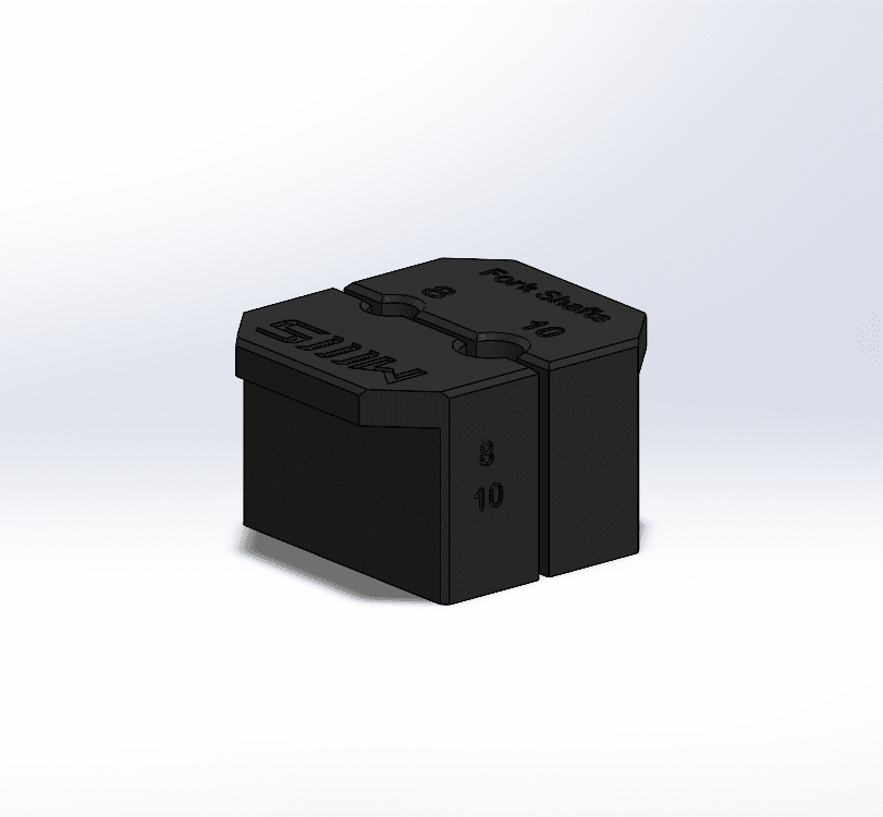 Universal 8mm + 10mm Fork Shaft Clamp - Shockwave Parts