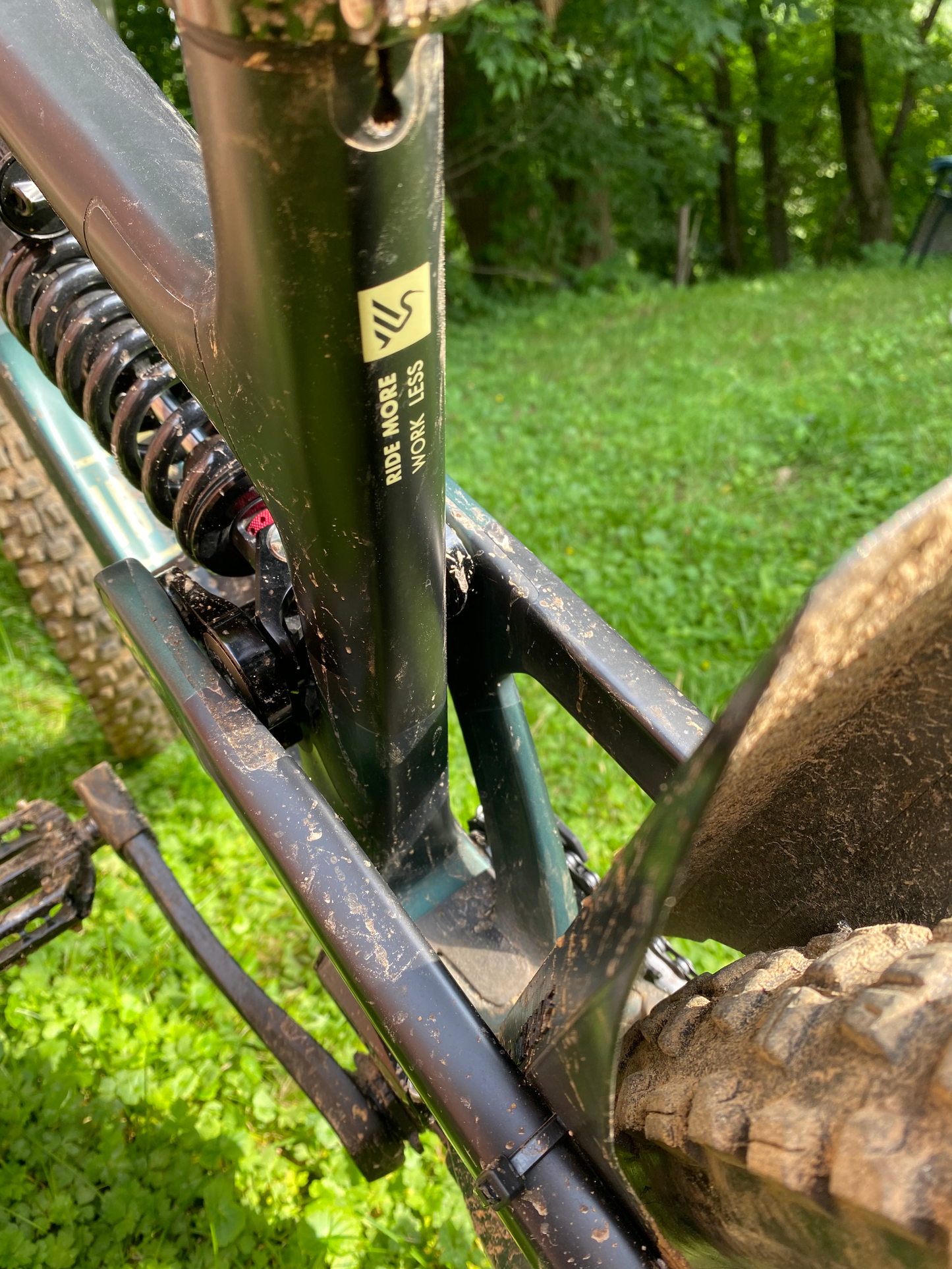 Custom MTB Mud Guard with Name & Flag