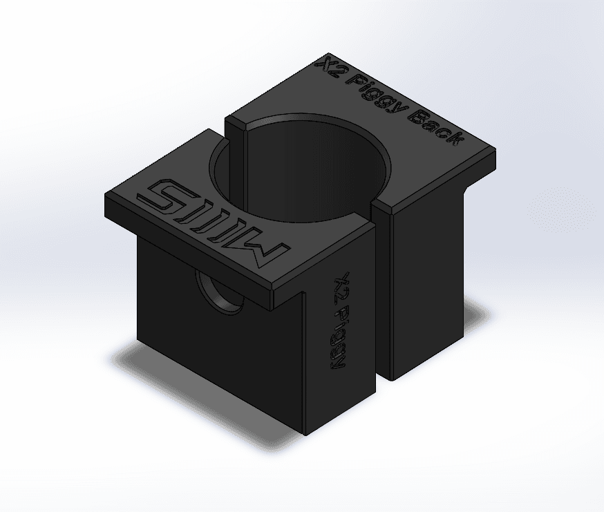 Fox DHX2 / Float X2 Piggyback Shaft Clamp (2021–2025) - Shockwave Parts
