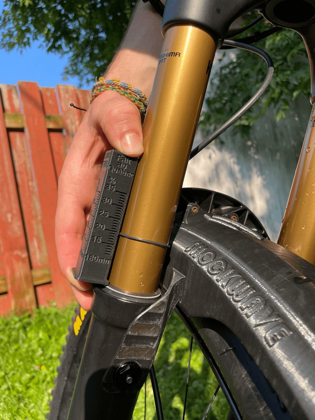 MTB Fork SAG Tool Quick & Accurate Suspension Setup - Shockwave Parts