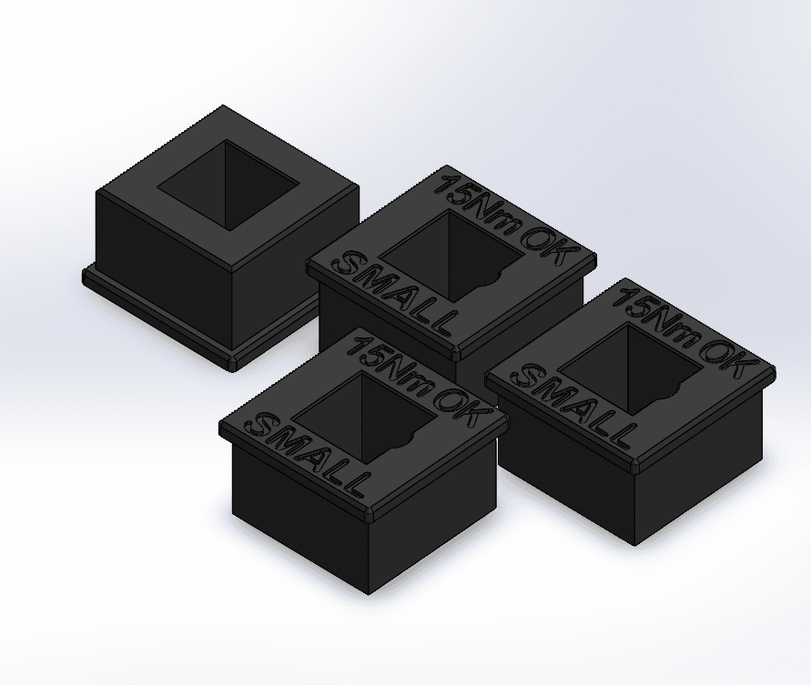 Pack of sacrifical 3/8'' clip-in sockets - Shockwave Parts