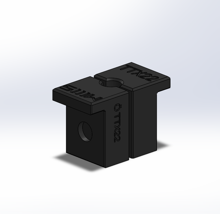 TTX22m Shaft Clamp for Öhlins Coil Shocks
