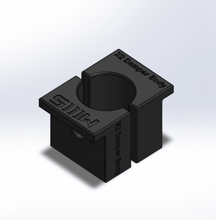Fox DHX2 / Float X2 Damper Body Shaft Clamp (2021–2025) - Shockwave Parts