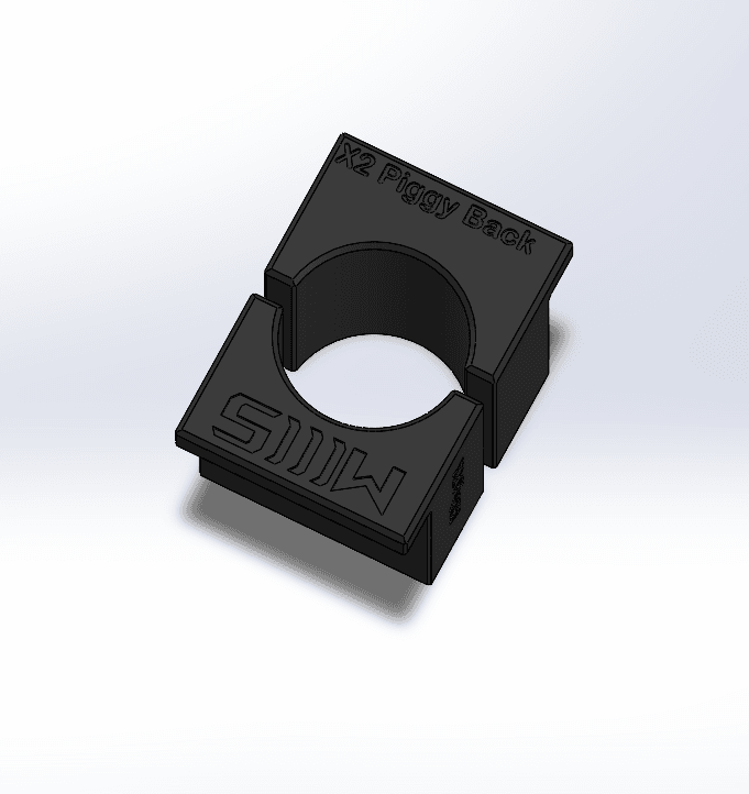 Fox DHX2 / Float X2 Piggyback Shaft Clamp (2021–2025) - Shockwave Parts