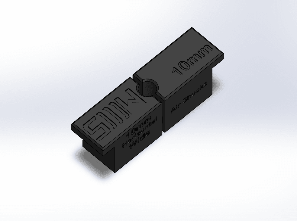 10mm Horizontal Shaft Clamp for MTB Air Shocks - Shockwave Parts