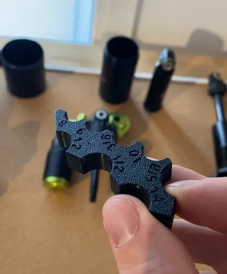 Digital STL | Universal Shaft Diameter Gauge - Shockwave Parts