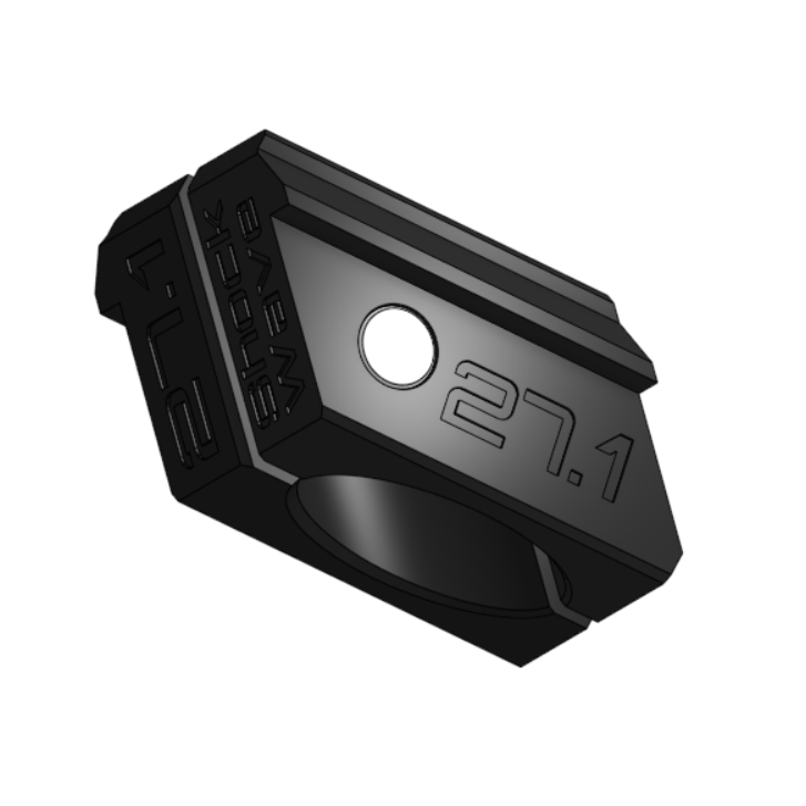 27.2mm Dropper Post Shaft Clamp | Straight/Angled