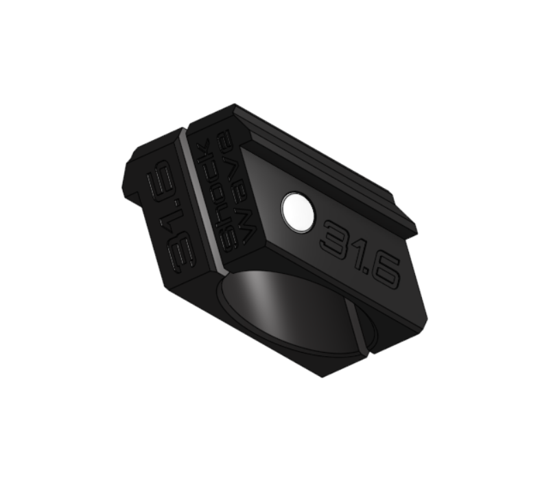 31.6mm Dropper Post Shaft Clamp | Straight/Angled