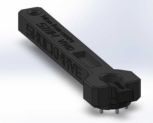 Shockwave Parts Kits are 3D printed parts made in Canada. Cheap quality tools tested in Quebec. The pins are stainless steel.