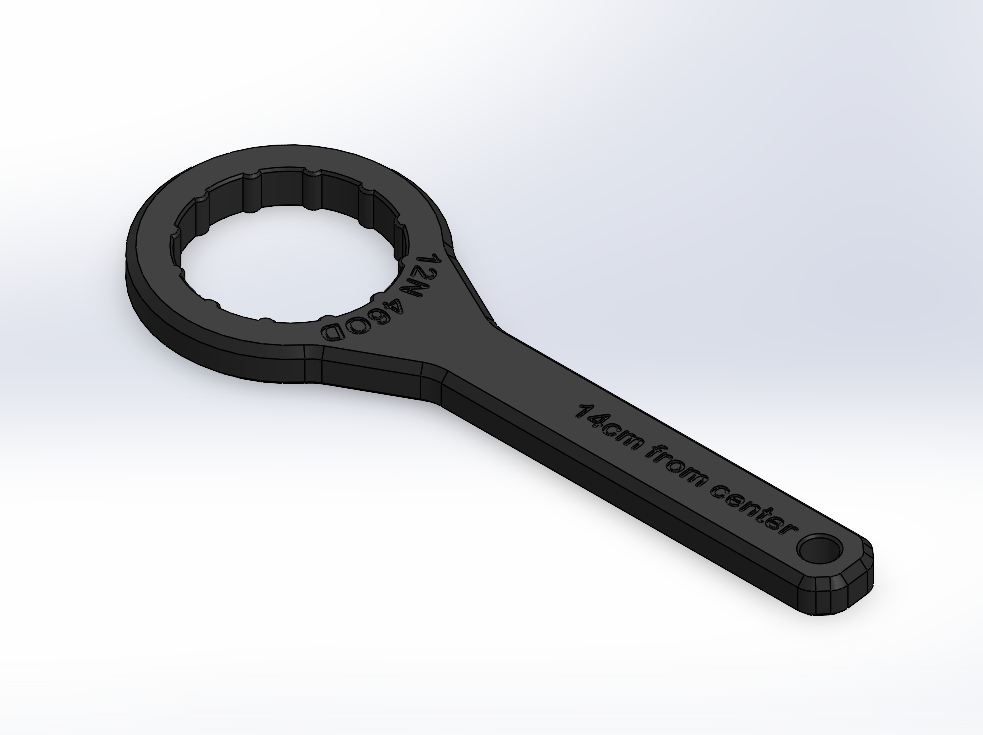 Open 12 Notch x 46mm (BSA30) | For Suspension Use