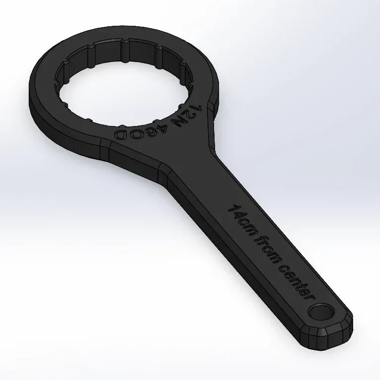 Open 12 Notch x 46mm (BSA30) | For Suspension Use - Shockwave Parts