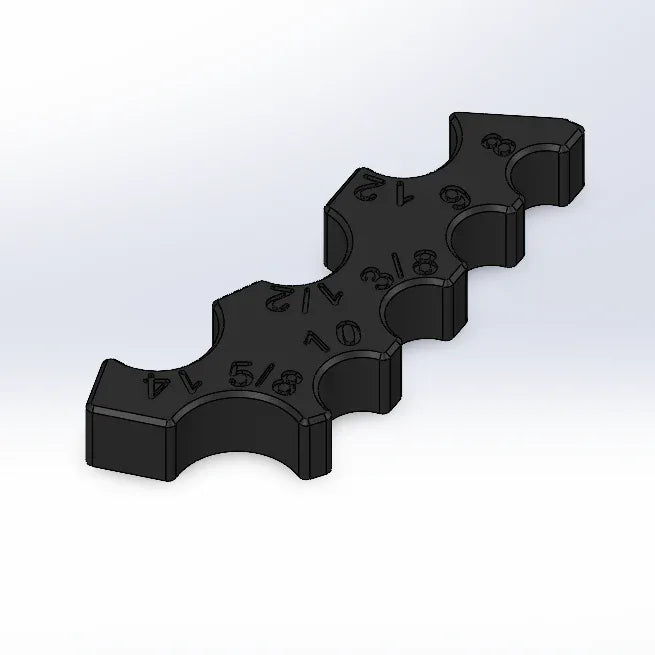 Universal Shaft Diameter Gauge - Shockwave Parts