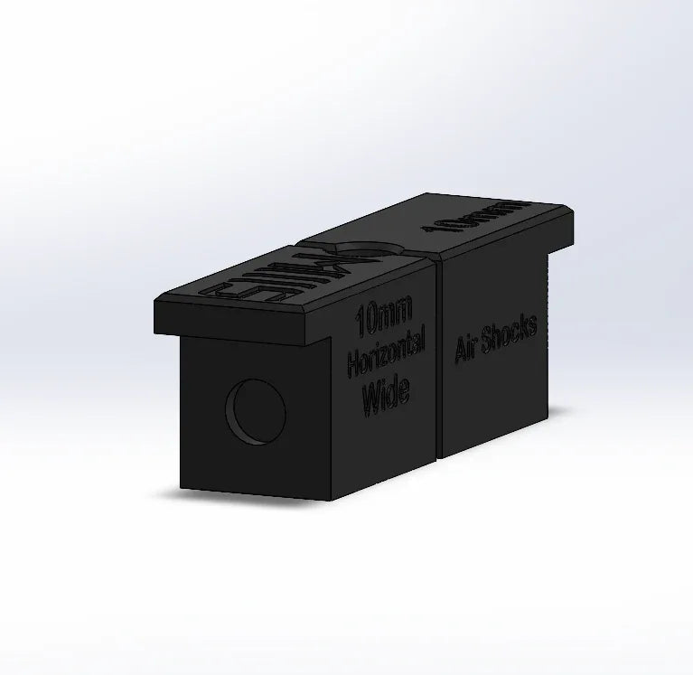 10mm Horizontal Shaft Clamp for MTB Air Shocks - Shockwave Parts