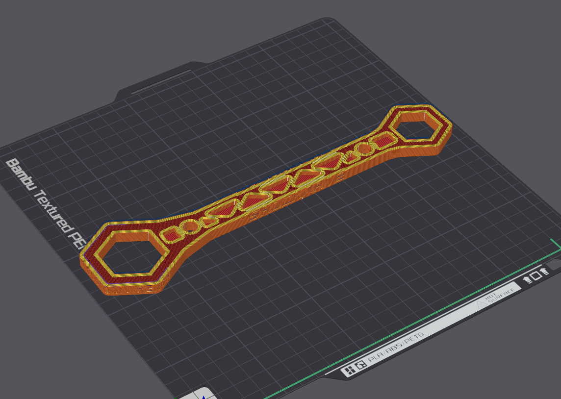 Two-Sided Pin Socket Wrench | Free Digital STL (Print it yourself)