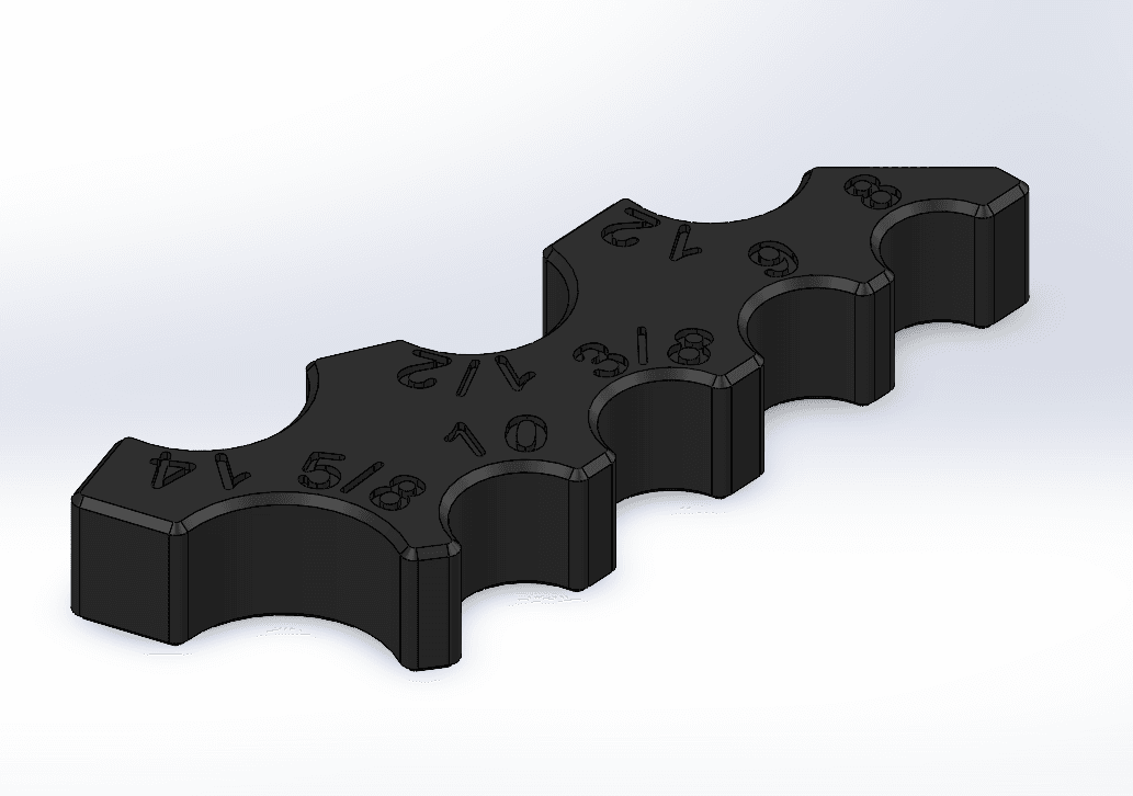 Universal Shaft Diameter Gauge - Shockwave Parts