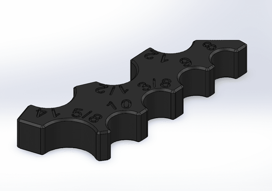 Universal Shaft Diameter Gauge - Shockwave Parts