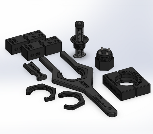 Shockwave Parts DIY Rebuild kits are 3D printed parts made in Canada. Cheap quality tools tested in Quebec for mountain bike suspension.