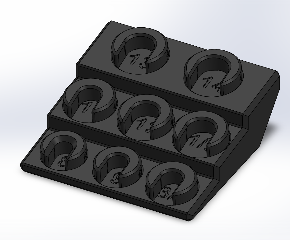 nice display plate by shockwave for sag measuring clips