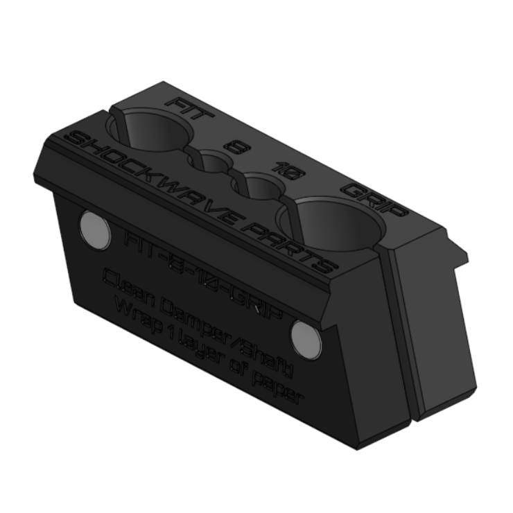 Fox Fork Damper Ultimate Clamp Set | Angled Version
