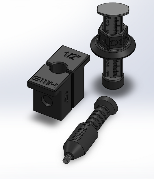 Multiple shockwave parts tools like IFP Depth tool, shaft clamp and IFP Puller. Shockwave Parts Kits are 3D printed parts made in Canada. Cheap quality tools tested in Quebec.