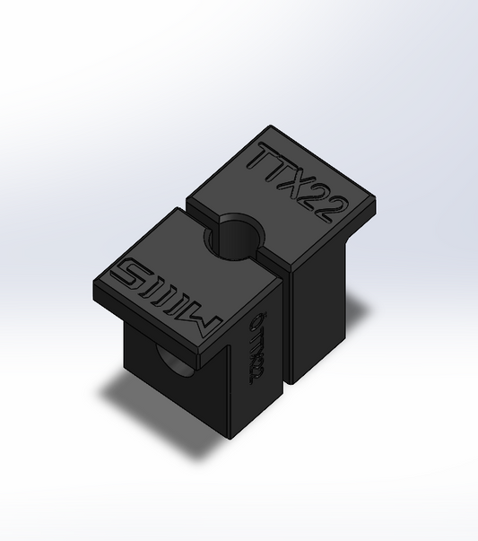 TTX22m Shaft Clamp for Öhlins Coil Shocks