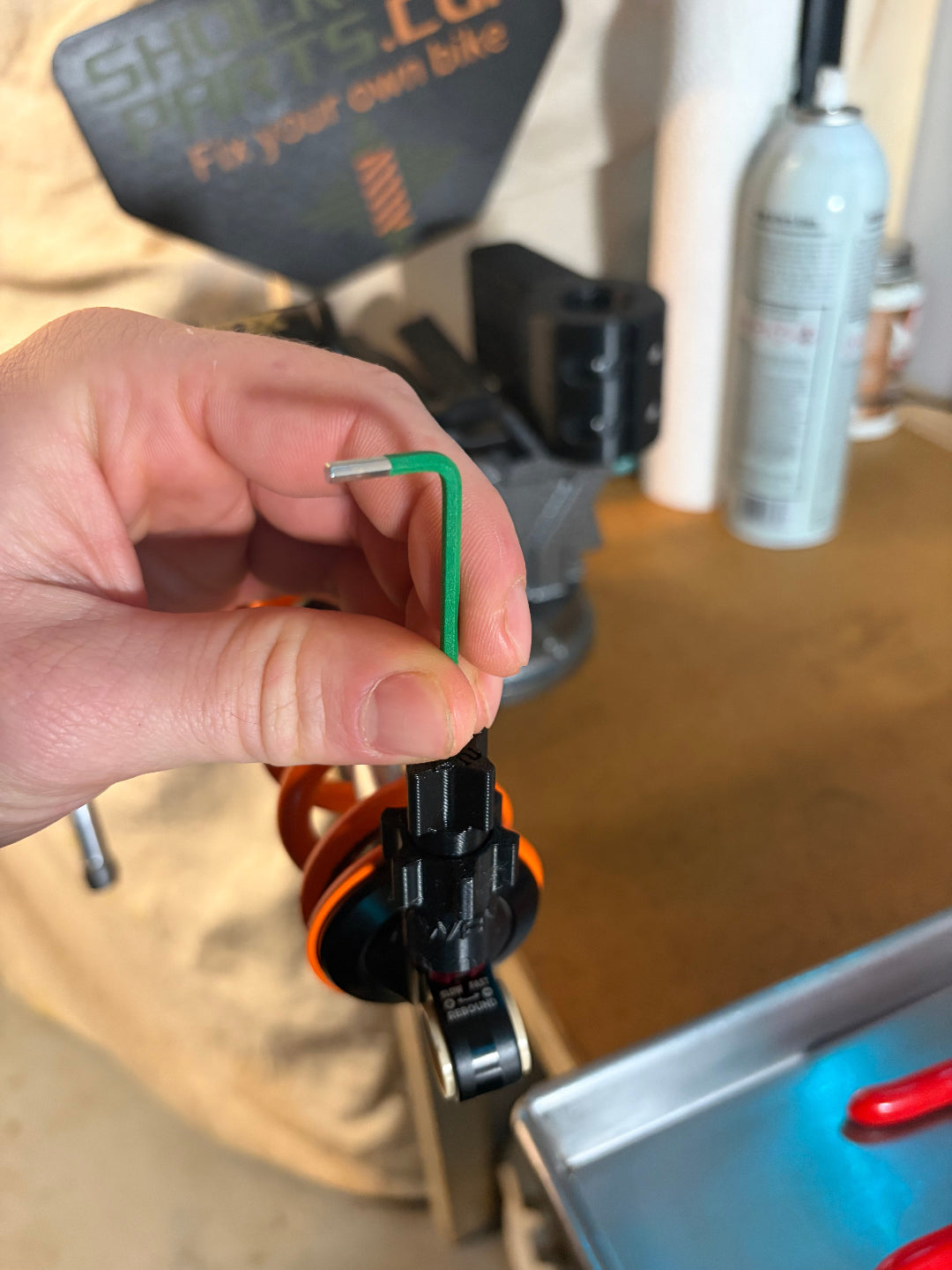 FOX Float X2 & DHX2 2026+ Rebound Knobs Tool