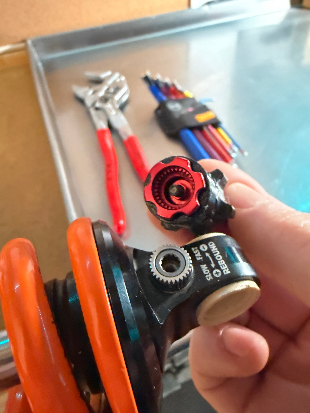 FOX Float X2 & DHX2 2026+ Rebound Knobs Tool